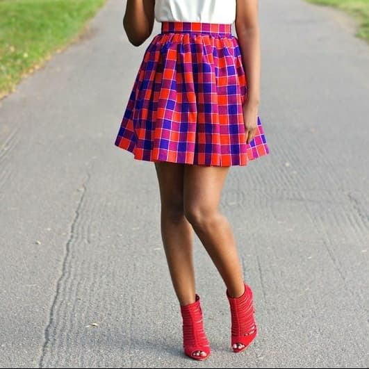 Shuka as a Skirt: Bold and Comfortable