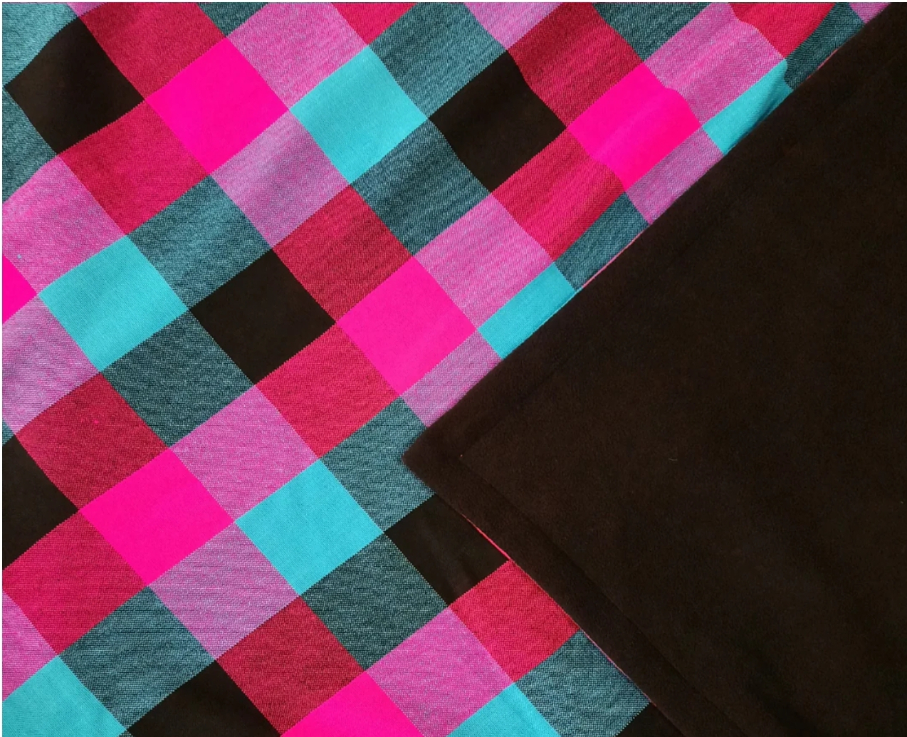 Maasai Shuka Dual-Layer Fleece Blankets