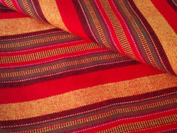 Multi Striped Maasai Shuka Wrap Throw