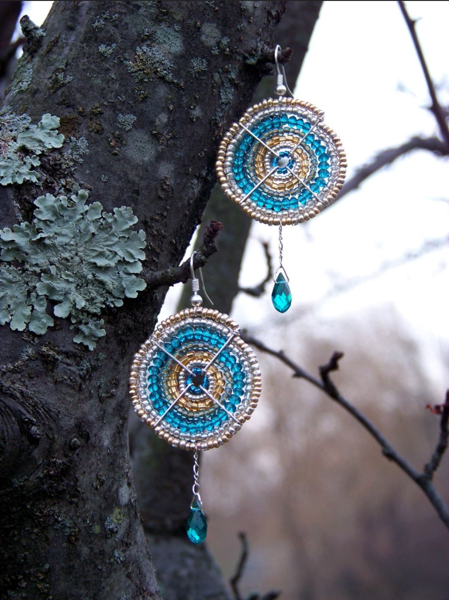 Dazzling Maasai Beaded Earrings
