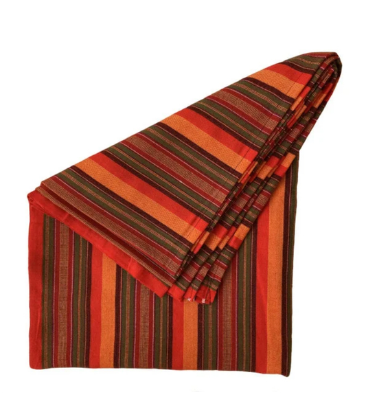 Multi Striped Maasai Shuka Wrap Throw